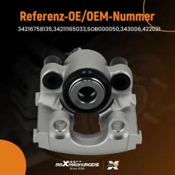 Rear Left Brake Caliper For BMW 3 Series Z4 MG-ZT Rover 75 E46 343006 422021