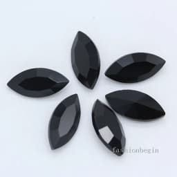 All-size 24-color horse eye Glass Crystal pointed back Rhinestones foiled fancy stons for shoes garment Headdress jewelry making