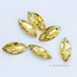 All-size 24-color horse eye Glass Crystal pointed back Rhinestones foiled fancy stons for shoes garment Headdress jewelry making