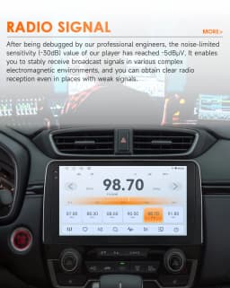 Hizpo 8Core Android Carplay Car Radio For Honda CR-V CRV 2017-2021 Multimedia Video Player 2 Din Navigation GPS Head Unit 10.1"