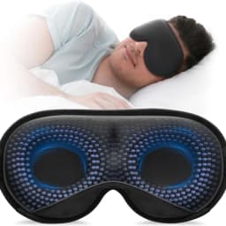 Women Men 3D Blocking Lights Sleeping Mask Pressure Relief Adjustable Strap Night Sleep Eye Mask Eye Cover Blindfold