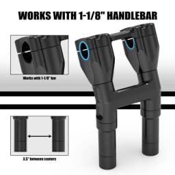 For Harley Street Glide Special FLHXS 2014-2023 Handlebar Riser 8"/7"/6"/5" For Harley Road King Electra Glide Fat boy FLSTF