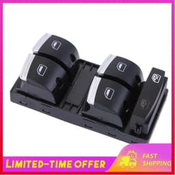Left Front Window Lifter Switch Unit Compatible for A3 8P Q7 4LB 4F0959851H 5PR Automobiles, Parts & Accessories