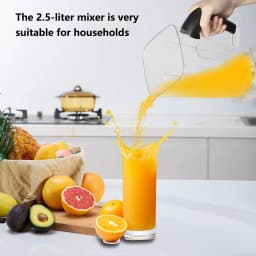 6000W Powerful Blender Mixer Juicer Smoothie Maker Table Blenders 2.5L Container Food Processor Blender Mixer for Ice Nut Fruit
