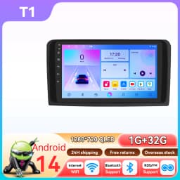 Hizpo 9" 2Din Car Radio Autoradio For Mercedes ML W164 X164 ML350 ML300 GL500 ML320 ML280 GL350 Carplay GPS 4G 360Camera 6115