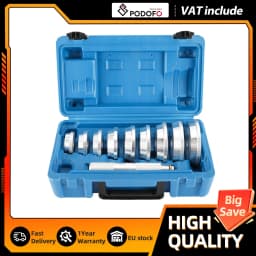 Podofo 10pcs Bushing Driver Set Bearing Race and Seal Bush Driver Kit Automotive Wheel Bearings Seal Driver Tool Set