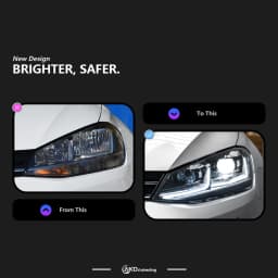 AKD Styling Car light for VW Golf 7.5 LED Headlight 2017-2020 Volkswagen Golf7.5 MK7.5 Headlights DRL Head Lamp Dynamic Signal Auto Accessories