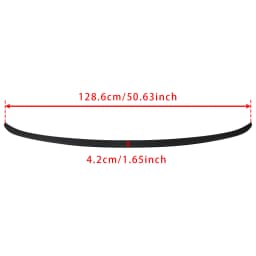 Areyourshop M5 Style Rear Trunk Boot Lip Spoiler for BMW 5 Series G30 Sedan 2017-2023, Gloss Black