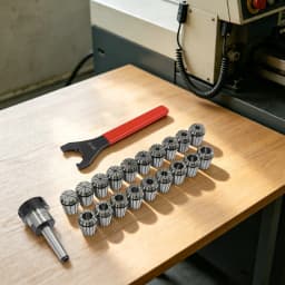 ER32 Spring Collet Set 19Pcs 2-20mm High Precision 0.015mm Collet Chuck Kit with Spanner, MT2 Tailstock Lathe Tool Holder, 45# Steel Heat Treatment Wear-Resistant, Portable Storage Box for Milling Drilling Boring
