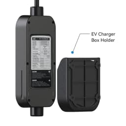 Khons Type2 3.5kW 16A Portable EV Charger Schuko Plug EVSE With App Bluetooth Control 5m TPU Cable For Electric Vehicle