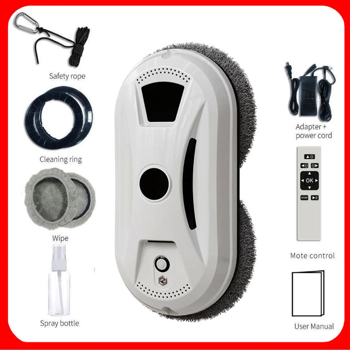 2026 Window Cleaning Robot, Ultra-Thin Cleaning Robot, Window Cleaning Robot, Window Cleaning Robot