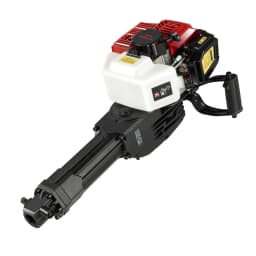 1900W 44mm Single Cylinder Air-cooled 2-Stroke Demolition Jack Hammer Demolition Jack Concrete Chisel Breaker Clay Black Red