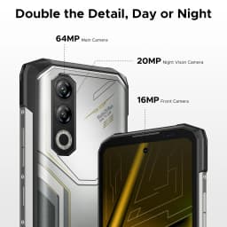Phone robust DOOGEE Blade20 Max "120Hz 36 Go RAM (12 24) 1 To ROM Gemini AI battery 11800 mAh Smartphones Android 15