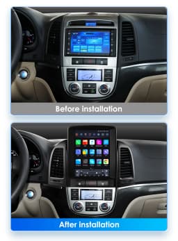 Hizpo 8Core 9.7 Inch Car Electronic Devices For Hyundai Santa Fe 2 2006 - 2012 2din Head Unit Carplay Radio Multimedia GPS WIFI