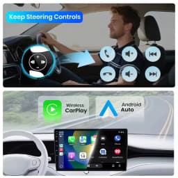 Junsun 8 Core Android Head Unit for VW Golf 4 Jetta MK4 Wireless CarPlay & Android Auto 2 Din Stereo with Cooling Fan DSP IPS Screen 4G WiFi GPS Navigation