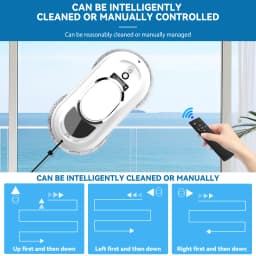 Ultra Thin Robot Vacuum Cleaner Window Cleaning Robot Window Cleaner Electric Glass limpiacristales Remote Control for Home