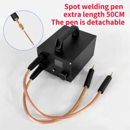 250 Gears Spots Welding Machine Double Capacitors Energy Storage Dual-pulse Welding 0.3mm Nickel face 18650 Battery Spot Welder