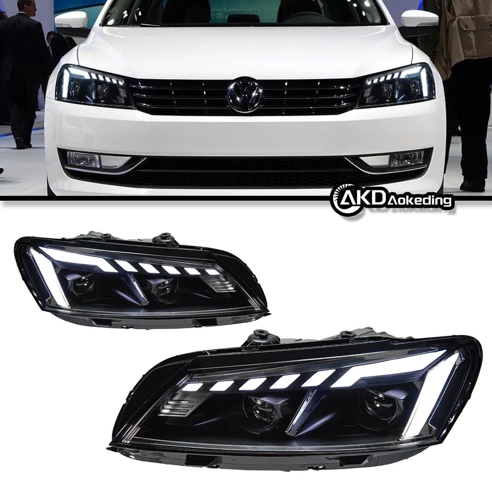 CG Car Styling Lamp for VW Passat B7 US-version Headlights 2011-2016 B7 A33-NM Lamp EU LED Projector Lens DRL Auto Accessories