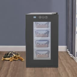 Reptile Egg Incubator wth Constant Temperature and Humidity 23L Egg Incubator 10-40°C Precise Temperature for Hatching