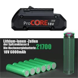 For Bosch ProCORE Premium Series Replacement Battery New 21700 Battery Cell Suitable for BOSCH BAT609, BAT618, GBA18V8 18V