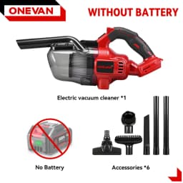 ONEVAN 16000PA Cordless Electric Vacuum Cleaner Portable Handheld Household Floor Cleaning Power Tool For Makita 18V Battery Pin