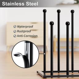 Boot Rack Organizer 4 Pairs Free Standing Tall Boot Shoe Storage Space Saving Boot Holder Stand for Entryway Closet Bedroom