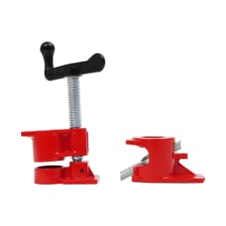 8-piece/6-piece Set Wood Glue Pipe Clamps Set Heavy Duty Cast Iron Quick Tensioner Pipe Clamps 3/4 inch for Woodworking