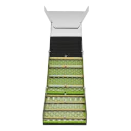 Portable Folding Gold Sluice Box for Efficient Gold Panning, Multi-Layer Filtration for Fine Gold Recovery for Outdoor Use