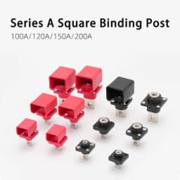 Square Full Copper Wire Column through Wall Type New Energy Storage Battery Terminal High Current 100A/120A/150A/200A/300A