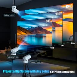 Magcubic HY300 Pro+ Voice Control Projector 8K Android 14 Beam 8000 Lumens Wifi6 BT5.4 Cinema Outdoor Portable Add Airmouse