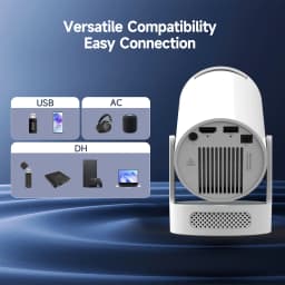 Magcubic HY300 Pro+ Voice Control Projector 8K Android 14 Beam 8000 Lumens Wifi6 BT5.4 Cinema Outdoor Portable Add Airmouse
