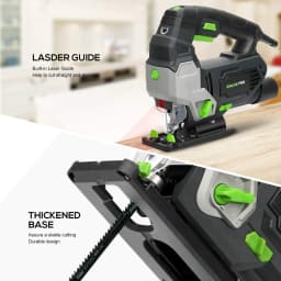 GALAX PRO Electric jigsaw with laser guide 3000 rpm 800 W with 6 variable spe