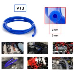 2M Length Silicone Vacuum Tube Hose Silicon Tubing 3MM 4MM 6MM 8MM 10MM 12MM 14MM 16MM Blue Auto parts Universal