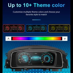 Dashboard Digital Cluster For VW Jetta 5 2012-2014 years Virtuele Cockpit Speedometer Instrument Panel