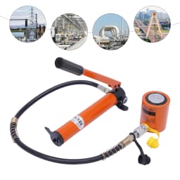 CNCEST Hydraulic Hand Pump 20T CP-180 Hydraulic Ram Cylinder Jack with 0.512" Stroke Hand Pump Portable Power Ram