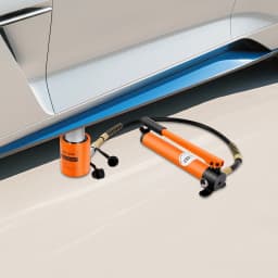 CNCEST Hydraulic Hand Pump 20T CP-180 Hydraulic Ram Cylinder Jack with 0.512" Stroke Hand Pump Portable Power Ram