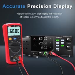 KUAIQU 1200W 60V 20A Digital DC Power Supply Computer-Controlled Via USB OVP/OCP/Output Advanced Preset Memory for Aging Test