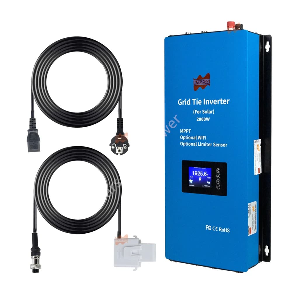 2000W Solar PV Limit Sensor Inverter with LED Display DC45-90V to AC 230V Household Solar Grid on Inverter Shipping From EU
