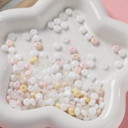 100pcs/lot Glass Imitation Jade Beads Flat Round Spacer Beads Mixed Bead for DIY Necklaces Bracelets Jewelry Making Accessories