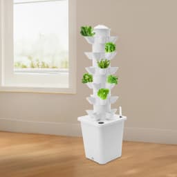 6-Tier Hydroponic Growing System 30 Plant Garden Hydroponics Vertical Growing Kit Soilless Cultivation for Fresh Vegetables