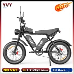 YVY C20Max 2000W Dual Motor Electric Bike 52V 40Ah Dual Battery Adult Ebike 60KM/H Motorbike 180KM Fat Tire Electric Bicycle