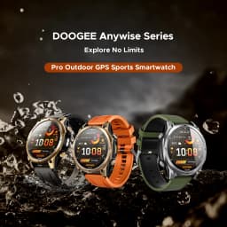 DOOGEE Anywise W1 AI Smart Watch GPS 1.43" AMOLED Display 24Hrs Health Monitoring 5ATM Water Resistance Waterproof Sport Watch