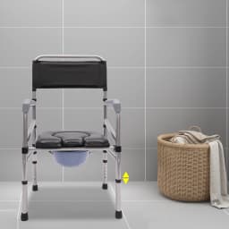 Folding Shower Chair Height Adjustable Bath Safety Seat 175kg Load Shower Folding Toilet Seat For Elderly Disabled Pregnant ect.
