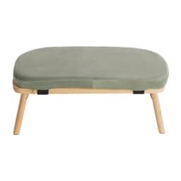 Wooden Meditation Stool, Foldable Kneeling Chair Meditation Bench, Floor Stool Seat for Home, Yoga Use Green