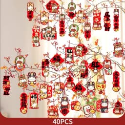Chinese New Year Hanging Ornament Spring Festival 2026 Decorations Wall Window Hanging Accessories Horse Year Decor