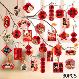 Chinese New Year Hanging Ornament Spring Festival 2026 Decorations Wall Window Hanging Accessories Horse Year Decor
