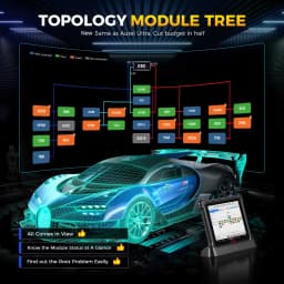 Autel MaxiCOM Ultra Lite S Scanner Car Intelligent Diagnostic Tools Advanced ECU Programming&Coding,40+ Services PK MS909 Elite2