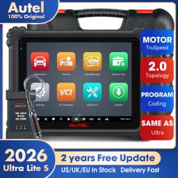 Autel MaxiCOM Ultra Lite S Scanner Car Intelligent Diagnostic Tools Advanced ECU Programming&Coding,40+ Services PK MS909 Elite2