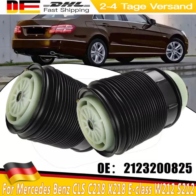 2PCS Car AP02 Rear Air Spring Suspension Left + Right For Mercedes Benz Class C218 X218 E-KLASSE W212 S212 2123200725 2123200825