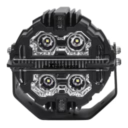 Round LED Driving Lights 5" Spot Flood Combo 178W White DRL Off Road Light Pods